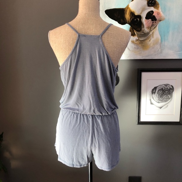 Striped Jersey Romper - Picture 4 of 9